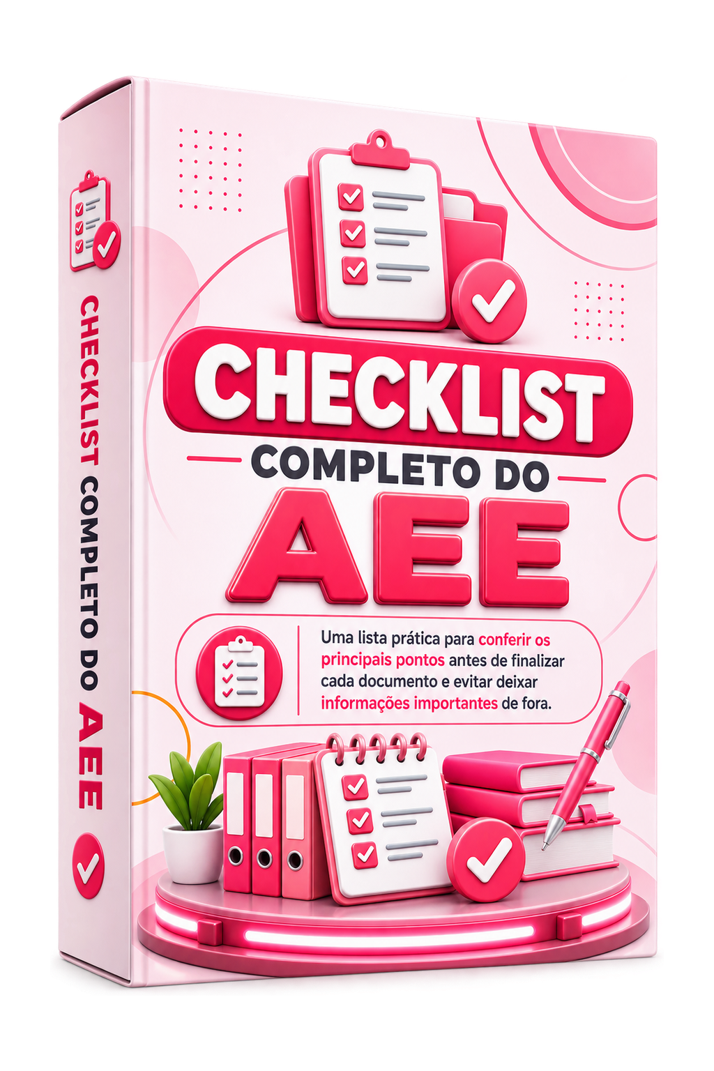 Mockup do bônus Checklist Completo do AEE