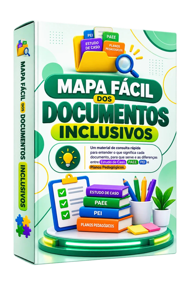 Mockup do bônus Mapa Fácil dos Documentos Inclusivos